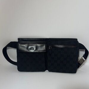 Black Gucci Bum/belt Bag